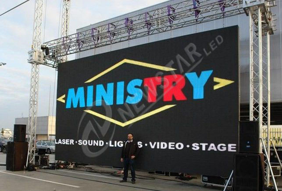High Brightness SMD3535 P10 Outdoor Full Color Led Screen Rental For Stadium