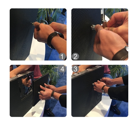P16 Front Service for embedded wall installation,double-side display & wall-mounted installation