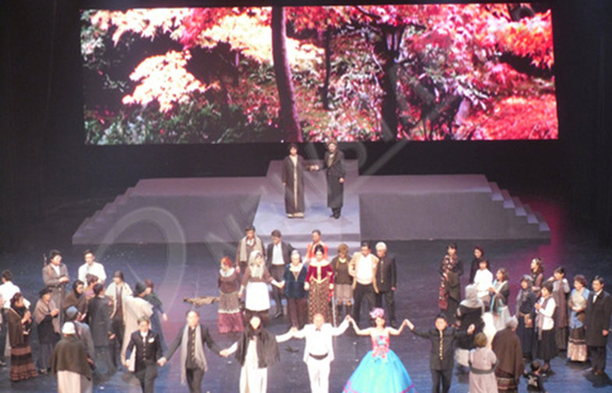 P10mm Outdoor Rental Transparent LED Screen Curtain For Stage Show