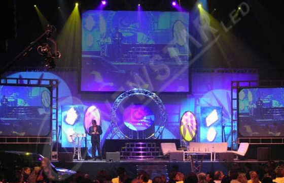 Outdoor IP65 P12 Transparent LED Screen , Ultra Thin LED Display