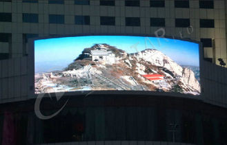 Wall Mounted P20 Flexible LED Display IP65 Ruggedness For Outdoor Plaza