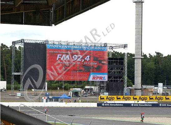 Transparent Large Curtain Led Display Panel , P15 Outdoor LED Screen Rental
